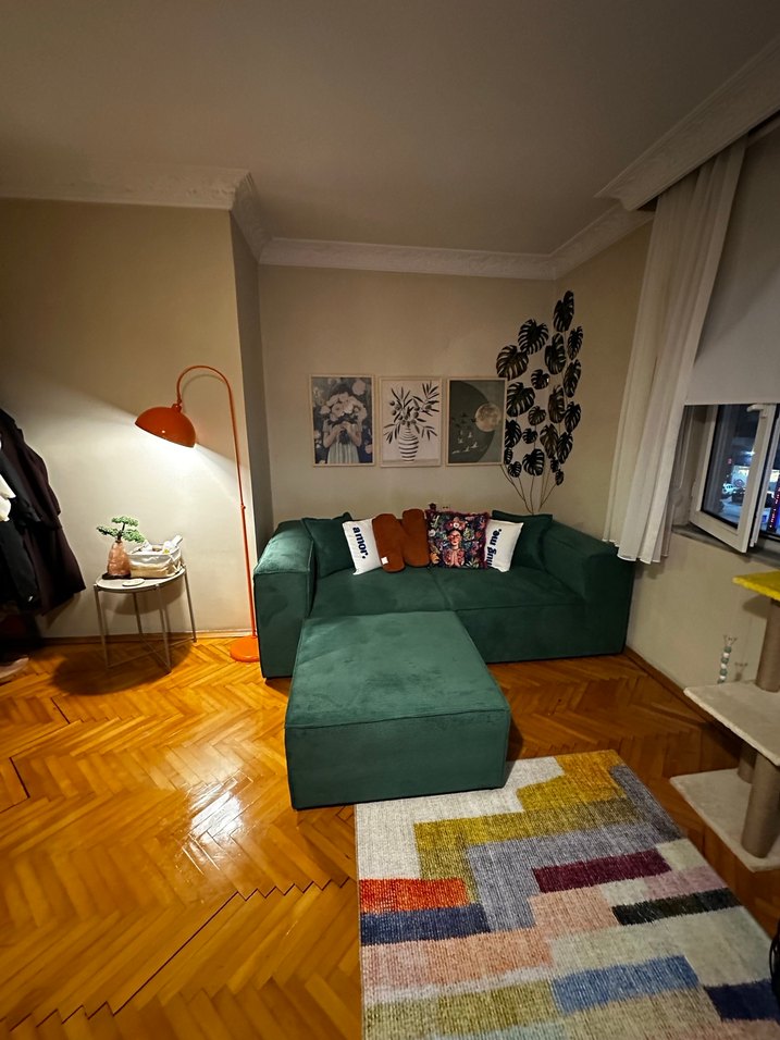 Çok Renkli Desenli Modern Halı - Görsel 2