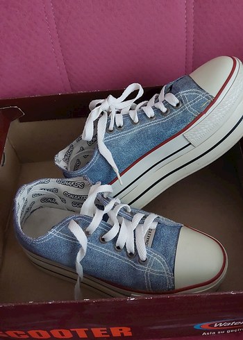 Diğer Kadın Mavi Denim Sneakers