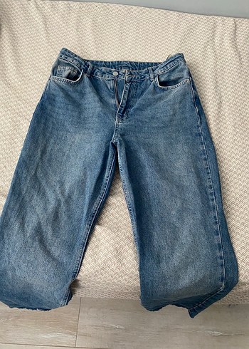 Trendyol & Milla Genis Paca Mavi Denim Jean