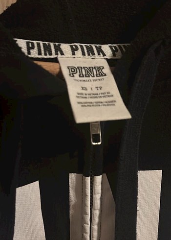 Victoria s Secret Fermuarlı Victorias Secret PINK Baskılı Kadın Hırka