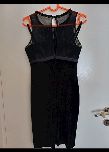 Siyah Kolsuz  Gotik Elbise - Görsel 4