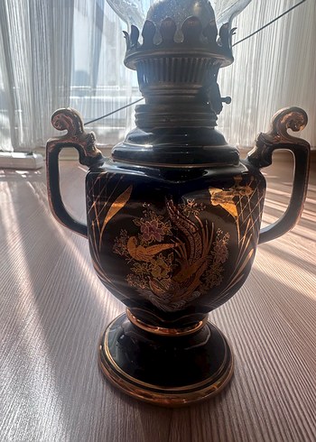 Diğer Koyu Bej Antika Gaz Lambası