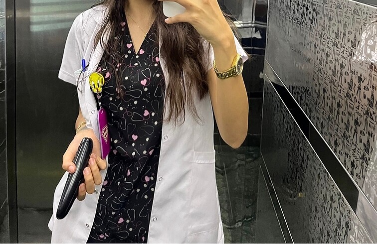 xs Beden çeşitli Renk Hemşire forması