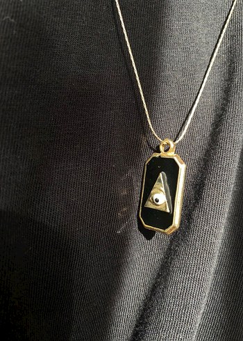 Altın Renkli Gotik Parisian Kolye