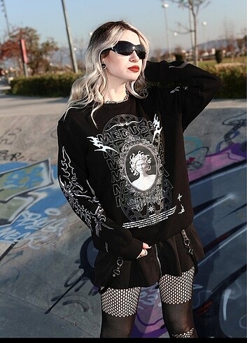 Zara ZINKK Design marka / Unisex Medusa #Sweatshirt 