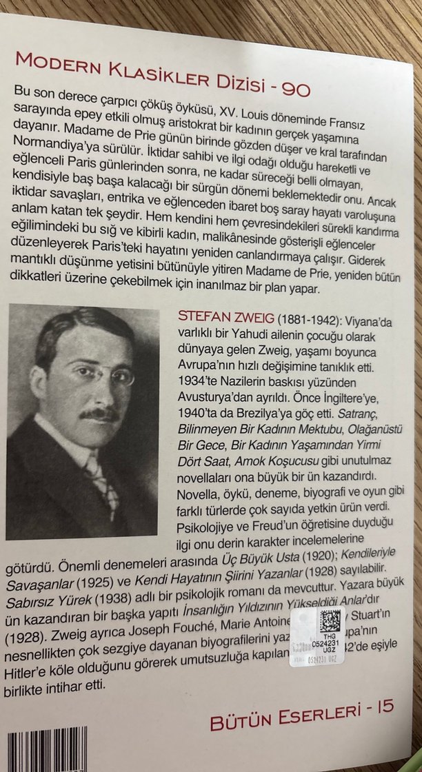Stefan Zweig - Bir Çöküşün Öyküsü Kitap - Görsel 3