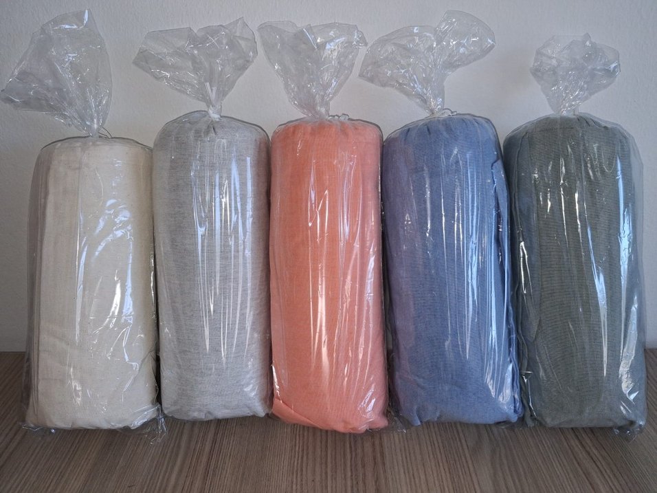 Pamuklu Çift Kişilik Lastikli ve Yastıklı Çarşaf Seti - Görsel 2