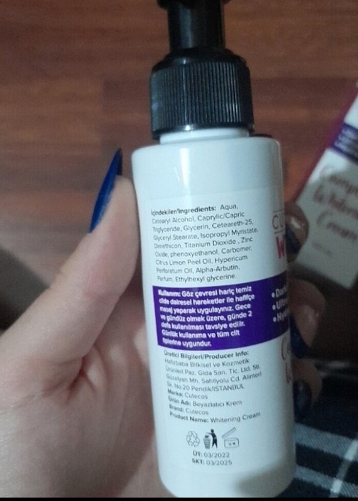 Beyazlatici krem - Görsel 3