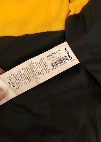 Erkek Çocuk Siyah Baskılı Fermuarlı Mont - Görsel 6