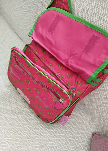 Beden Renkli Pembe Çocuk Okul Çantası
