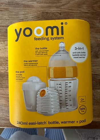Yoomi isiticili biberon seti