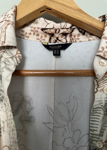 36 Beden Massimo Dutti Uzun Kollu Uzun Elbise