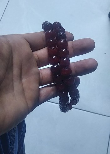 Bordo Erkek Tesbih Boncukları