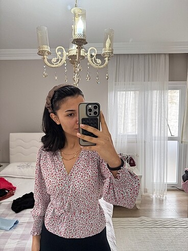Zara desenli gömlek