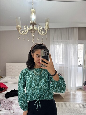 xs Beden Zara desenli gömlek
