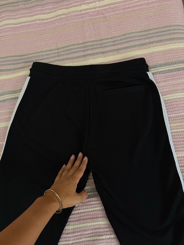 Siyah Kemerli Erkek Spor Eşofman Altı - Görsel 4