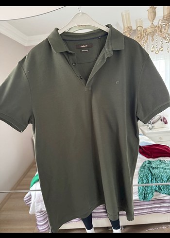 Düğmeli Yeşil Erkek Polo Tişört