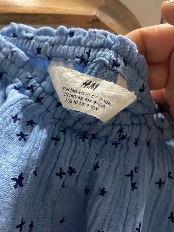 H&M 9/10 yaş kız çocuk elbise çok iyi durumdadır - Görsel 3