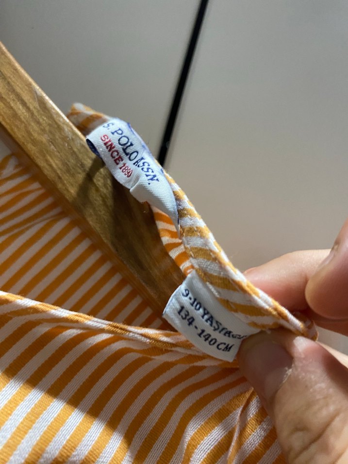 U.S POLO ASSN kız çocuk elbise 9/10 yaş - Görsel 4