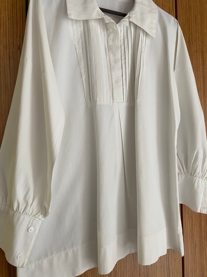 Ayşegül güneş marka kadın beyaz gömlek - Görsel 2