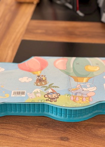 Beden Renk Pembe Unicorn Temalı Pastel Çocuk Yapbozu