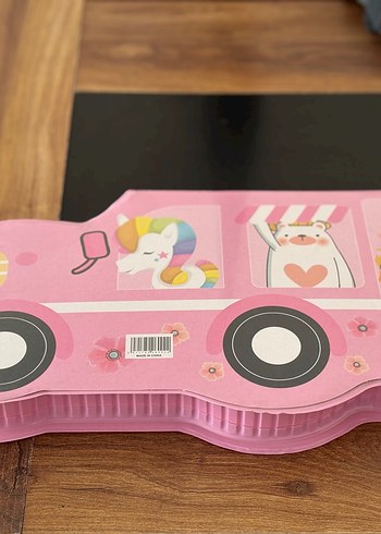 Pembe Unicorn Temalı Pastel Çocuk Yapbozu