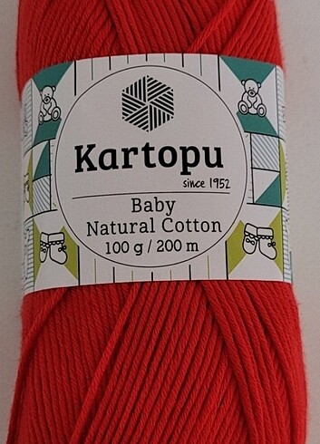 Kartopu baby natural kırmızı K166 