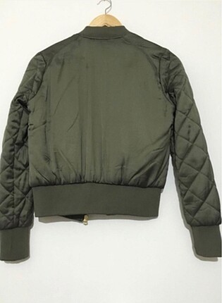 H&M h&m yeşil bomber ceket