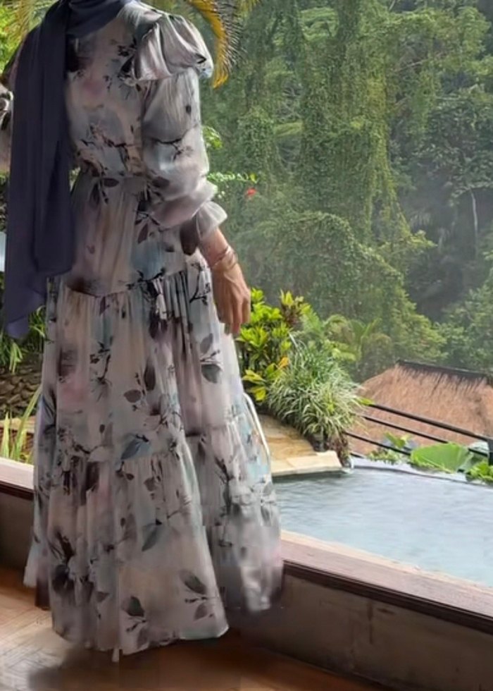 Bohem Rüzgârı Uzun Kol Elbise - Görsel 2