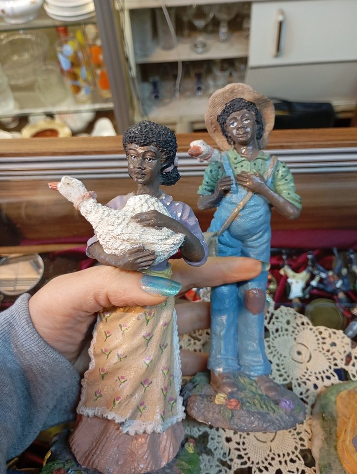 Antika Zenci köy biblolar - Görsel 5