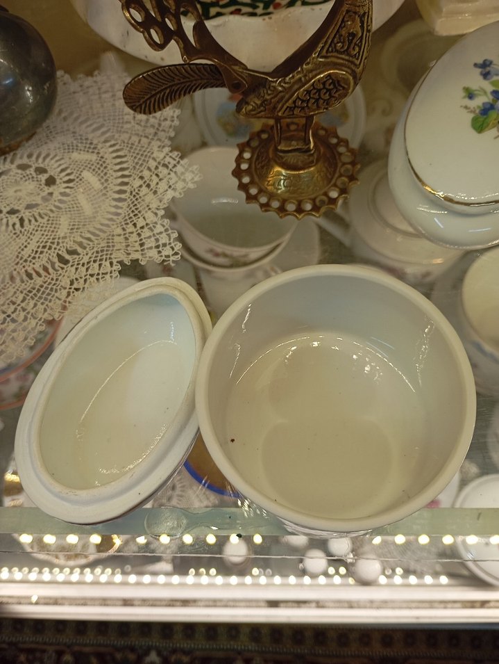 Antika Porselen Saklama Kutusu - Görsel 5