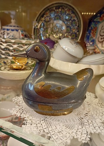 Antika Ördek Zin Metalden - Görsel 7