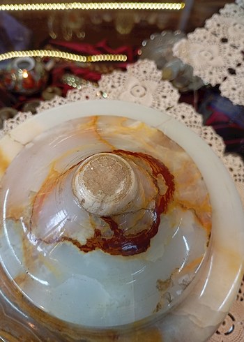 Antika Mermer Şekerlik - Görsel 2