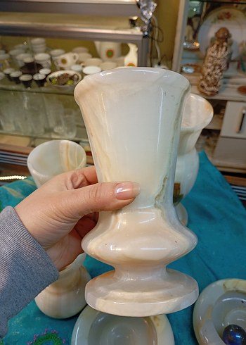 Antika Mermer Şekerlik - Görsel 16