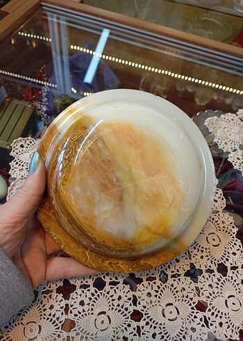 Antika Mermer Şekerlik - Görsel 6