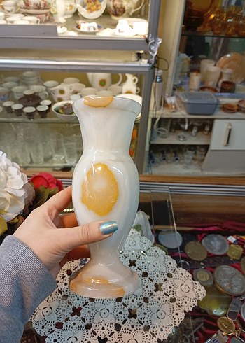 Antika Mermer Şekerlik - Görsel 10