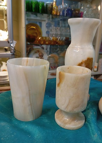 Antika Mermer Şekerlik - Görsel 13