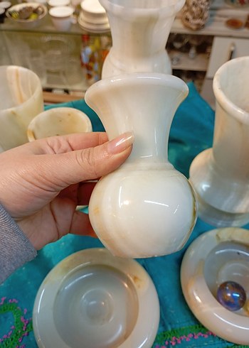 Antika Mermer Şekerlik - Görsel 15