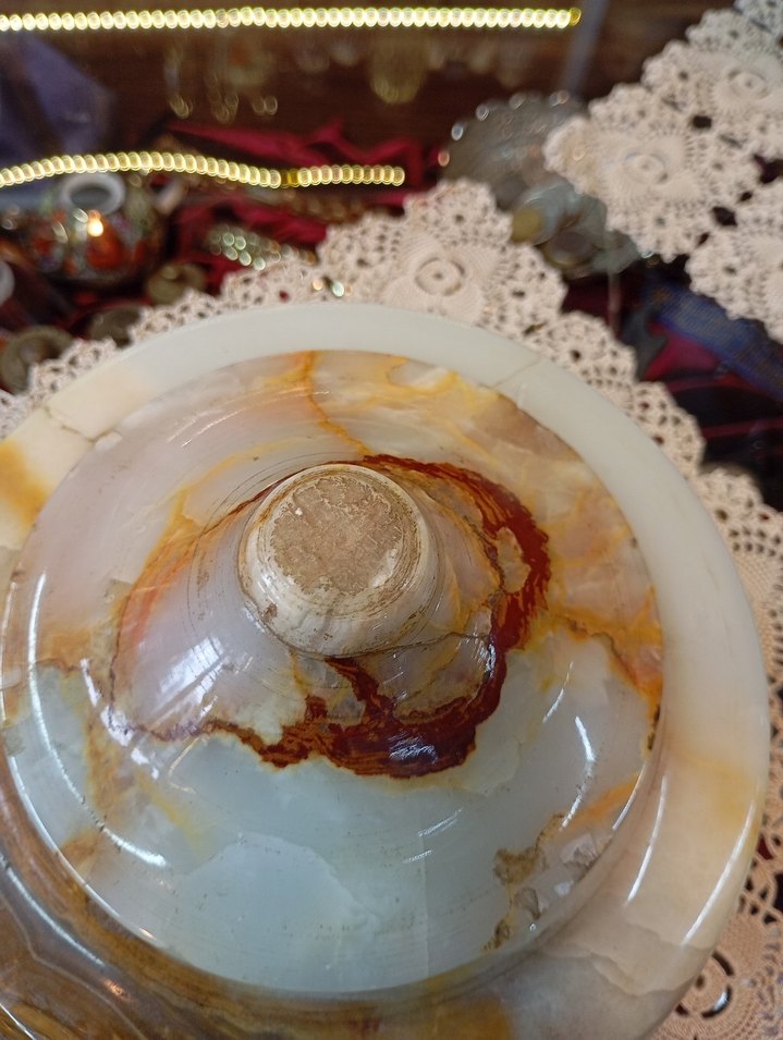 Antika Mermer Şekerlik - Görsel 2