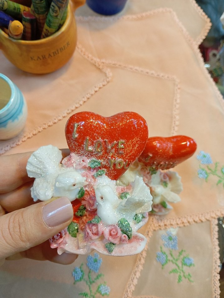 Antika 2li  Aşk Temalı Biblo - Görsel 5