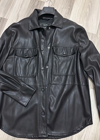 Zara Siyah Deri Ceket