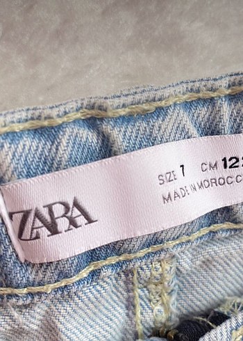 7 Yaş Beden mavi Renk Midi Kız çocuk Jean Etek
