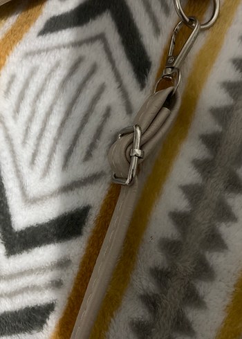 Bej Deri Kadın Omuz Çantası - Görsel 5