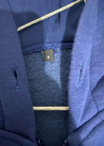 Lacivert Fermuarlı Oversize Sweatshirt - Görsel 4