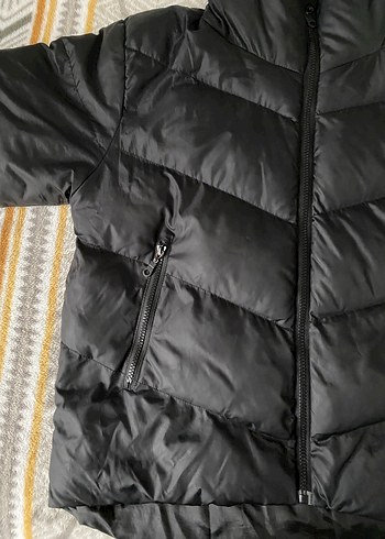 Siyah Kadın Şişme Mont - Görsel 3