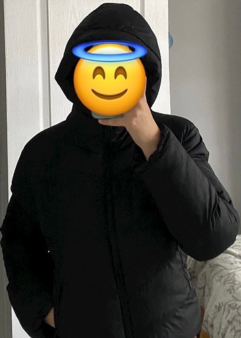 Siyah Kadın Şişme Mont - Görsel 11