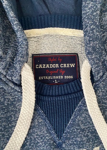 Gri Kapüşonlu Erkek Sweatshirt - Görsel 2