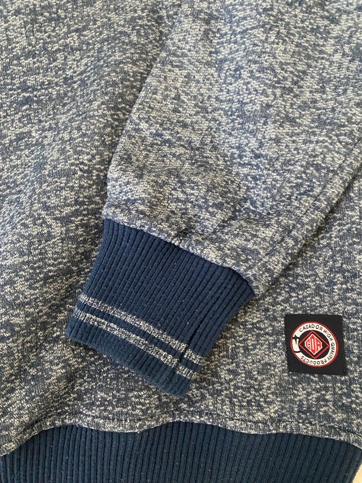 Gri Kapüşonlu Erkek Sweatshirt - Görsel 4