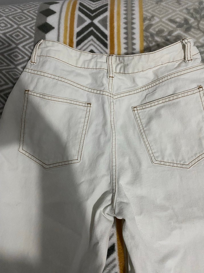 Bej Kadın Kot Pantolon - Görsel 3