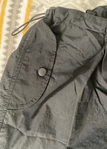 Siyah Paraşüt Pantolon - Görsel 2